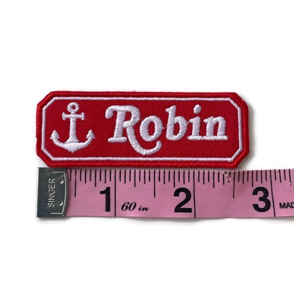 Robin Stranger Things Name Tag Embroidered Patch - Picture 2 of 3